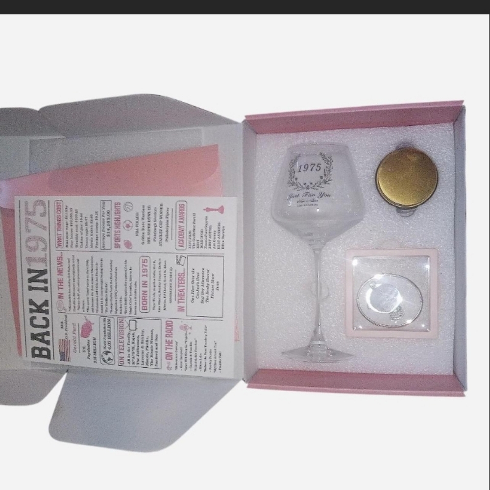 1975 Wine Glass Gift Set